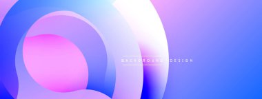 Soyut akışkan şekiller, canlı renklerin karışımı. Gradyan arka plan dinamik görsel efekt yaratır. Dijital projeler için modern tasarım ögesi.