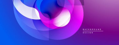 Soyut sıvı şekilleri, canlı gradyanlar. Mavi, mor renkler pürüzsüz bir şekilde harmanlanır. Modern tasarım ögesi, dinamik bileşim.