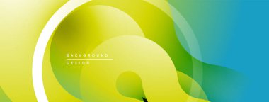 Soyut sıvı şekiller, canlı renklerin karışımı. Modern tasarım, pürüzsüz gradyanlar dinamik görsel efekt yaratır. Arkaplan dokusu.