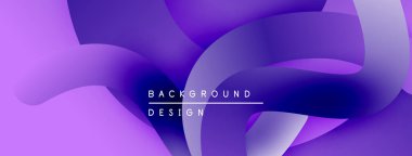 Soyut sıvı şekiller, mor renkler düzgün bir şekilde harmanlanır. Modern tasarım sakin ve dinamik enerjiyi çağrıştırıyor. Arkaplan özellikleri metin arkaplanı, tasarım.