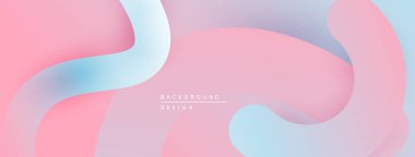 Soyut sıvı şekiller, pastel renkler düzgün bir şekilde harmanlanır. Yumuşak gradyanlar dinamik arkaplan tasarımı yaratır. Minimalist estetik, modern his.