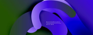 Soyut sıvı şekiller, canlı mor renkler, pürüzsüz gradyanlar. Arka planlar ve sunumlar için modern tasarım öğesi. Minimalist estetik.