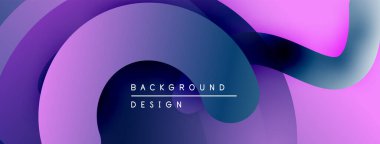 Soyut akışkan şekiller, canlı mor renkler, modern tasarım. Renkler dinamik görsel doku yaratır. Minimalist estetik.