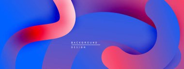 Soyut sıvı şekiller, canlı renklerin karışımı. Modern tasarım, pürüzsüz eğimler derinlik, görsel uyum yaratır. Arkaplan yenilik ve yaratıcılığı öneriyor.