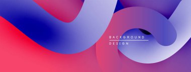 Soyut sıvı şekiller, canlı renklerin karışımı. Modern tasarım, pürüzsüz eğimler dinamik kompozisyon yaratır. Arkaplanda hareket ve enerji var..