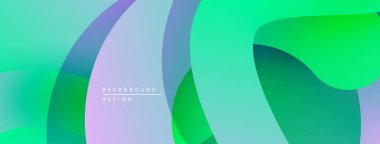 Soyut sıvı şekilleri örtüşür, canlı gradyanlar yaratır. Yumuşak renkler harmanlanarak modern arkaplan tasarımı oluşturur. Yumuşak eğriler kompozisyona hakim.