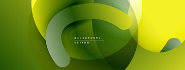 Soyut sıvı şekilleri, canlı yeşil sarı gradyanlar. Modern tasarım, pürüzsüz geçişler, minimalist estetik. Arkaplan dokusu, dinamik bileşim.