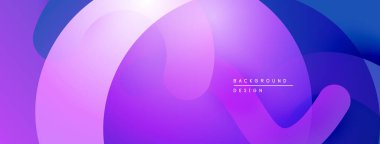 Soyut sıvı şekiller, canlı mor renkler kusursuz bir şekilde harmanlanır. Modern tasarım, sakin ve yaratıcı enerjiyi çağrıştırıyor. Minimalist estetik.