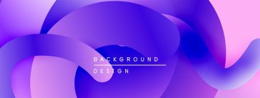 Soyut sıvı şekilleri mor, pembe renkleri harmanlıyor. Modern tasarım hareketi, enerjiyi, yumuşak eğilimleri çağrıştırıyor. Minimalist metin arkaplan tasarımı okur.