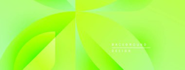 Soyut yeşil arkaplan. Pürüzsüz gradyanlar, dijital projeler için modern tasarım unsurları ve dinamik şekiller yaratır. Hafif, canlı, taze.