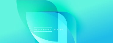 Soyut sıvı şekilleri örtüşür, canlı turkuaz gradyan oluşturur. Arka planlar, afişler, sunumlar için modern tasarım unsuru. Minimalist estetik.