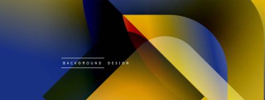 Soyut renkli katmanlar örtüşüyor. Dinamik eğimler modern görsel efektler yaratır. Metin elementli minimalist tasarım.