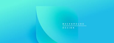 Soyut eğim arkaplanı. Mavi renkler düzgün bir şekilde karışır ve yumuşak görsel efekt yaratır. Metin elementli minimalist tasarım.