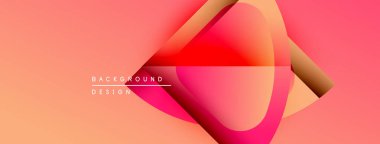 Soyut eğim arkaplanı. Dinamik şekiller üst üste biniyor ve modern görsel efektler yaratıyor. Sıcak renkler kompozisyona hakim. Metin arkaplan tasarımı okur.