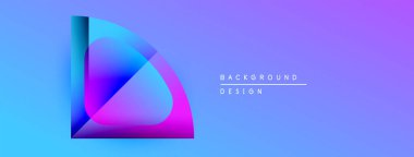 Soyut gradyan tasarımı. Canlı mavi, mor renkler dinamik görsel efekt yaratır. Sunumlar ve web siteleri için modern arkaplan uygun.