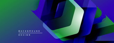 Soyut geometrik tasarım. Renkler karışıyor, dinamik görsel efekt yaratıyor. Sunumlar ve web siteleri için modern arkaplan uygun.