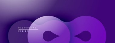 Mor soyut arkaplan özellikleri üst üste gelen dalga şekilleri. Gradyan derinlik yaratır, modern estetik. Dijital projeler için uygun minimalist tasarım.