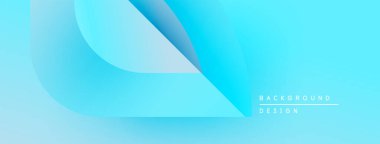 Soyut mavi arkaplan. Pürüzsüz gradyanlar, dijital projeler için modern tasarım unsurları ve dinamik şekiller yaratır. Minimalist estetik.