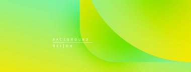 Soyut eğim arkaplanı. Canlı kireç, sarı, yeşil renkler düzgün bir şekilde harmanlanmış. Metin elementli minimalist tasarım. Modern estetik.