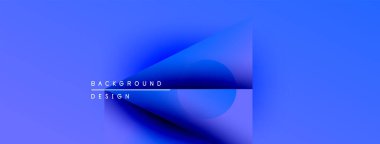 Soyut mavi tasarım geometrik şekiller, gradyanlar, çizgiler içerir. Sunumlar ve dijital sanat için modern arkaplan uygun.