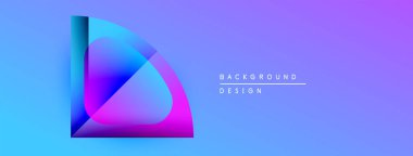Soyut gradyan tasarımı. Canlı mavi, mor renkler dinamik görsel efekt yaratır. Sunumlar ve web siteleri için modern arkaplan uygun.