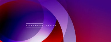 Soyut arkaplan özellikleri üst üste biniyor. Renkler kırmızı, mor, mavi renk değiştiriyor, dinamik görsel efekt yaratıyor. Modern tasarım ögesi.