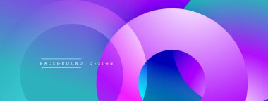 Soyut arkaplan özellikleri üst üste biniyor. Canlı mor, mavi renkler dinamik görsel efekt yaratır. Modern tasarım ögesi.
