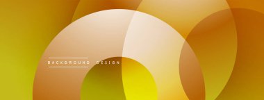 Soyut tasarım özellikleri üst üste biniyor. Sıcak sarı, turuncu renkler modern arka plan yaratır. Metin arkaplan tasarımı okur.