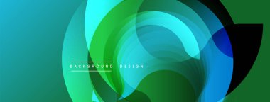 Soyut akışkan şekiller, canlı maviler, yeşiller modern arka plan yaratır. Metin arka plan tasarımı okur. Minimalist estetik, pürüzsüz gradyanlar mevcut.