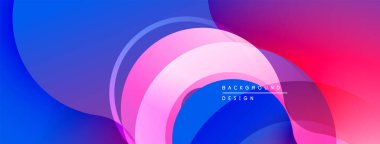 Soyut sıvı şekiller, canlı renklerin karışımı. Modern tasarım, pürüzsüz eğimler dinamik kompozisyon yaratır. Arkaplan enerji ve hareket önerir.