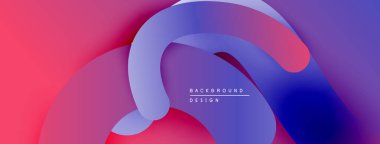 Soyut sıvı şekiller, canlı renklerin karışımı. Modern tasarım, pürüzsüz eğimler dinamik kompozisyon yaratır. Arkaplan yenilik ve enerji öneriyor.