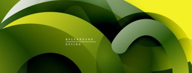Soyut sıvı şekilleri, canlı yeşil sarı gradyanlar. Modern tasarım, pürüzsüz kıvrımlar dinamik bileşim yaratır. Arkaplan ögesi.