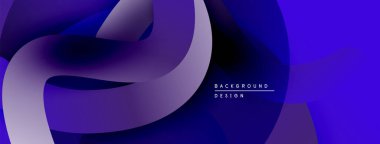 Soyut sıvı şekilleri, canlı mor renkler, dinamik bileşim. Arka planlar ve sunumlar için modern tasarım öğesi. Yumuşak eğimler derinlik yaratır.