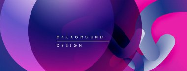 Soyut sıvı şekilleri mor, pembe renkleri harmanlıyor. Modern tasarım hareketi çağrıştırıyor, derinliği. Gradyan renkler dinamik görsel etki yaratır.