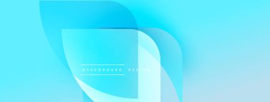 Soyut mavi eğimler akan şekiller yaratır. Minimalist tasarım metin arkaplan tasarımı içerir. Yumuşak geçişler, modern estetik.