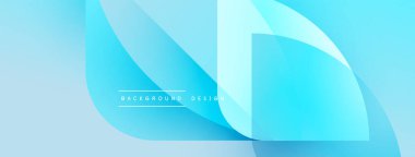 Soyut mavi şekiller dinamik görsel efekt oluşturur. Renkler derinliği gösteriyor, modern tasarım estetiği. Basit, temiz kompozisyon.