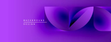 Soyut mor tasarım akışkan şekiller, gradyanlar içerir. Sancaklar ve sunumlar için modern arka plan ideal. Minimalist stil.