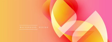 Soyut sıvı şekilleri örtüşür ve canlı bir değişim etkisi yaratır. Sıcak renkler tasarıma hükmediyor, enerji ve hareket öneriyor.