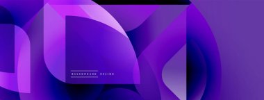 Soyut mor katmanlar dinamik arkaplan yaratır. Pürüzsüz gradyanlar, akış şekilleri modern tasarım, canlı enerji.
