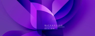 Soyut mor arkaplan akışkan şekiller, gradyanlar. Modern tasarım elementleri dinamik görsel etki yaratır. Metin arkaplan tasarımı okur.