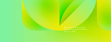Soyut, enerjik bir arkaplan. Pürüzsüz gradyanlar yeşil ve sarı renkleri harmanlarlar. Modern tasarım elementleri dinamik görsel akış yaratır. Metin arkaplan tasarımı okur.