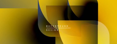 Soyut altın katmanlar dinamik bileşimler yaratır. Düz gradyanlar, modern tasarım, minimalist estetik. Arkaplanda metin ögeleri.