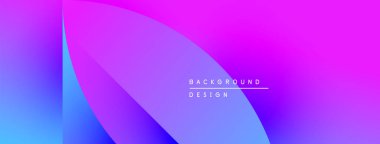 Soyut eğim arkaplanı. Eflatuna canlı mavi geçişler. Minimalist tasarım metin arkaplan tasarımı içerir. Basit, modern estetik..