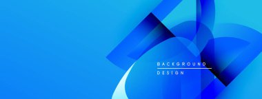 Soyut mavi tasarım akışkan şekiller, gradyanlar içerir. Metin arka plan tasarımı okur. Modern estetik, canlı renkler sunar.