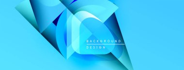 Soyut mavi tasarım. Dinamik şekiller üst üste biniyor ve modern görsel efektler yaratıyor. Parlak gradyanlar hareketi, enerjiyi akla getiriyor. Metin arkaplan tasarımı okur.