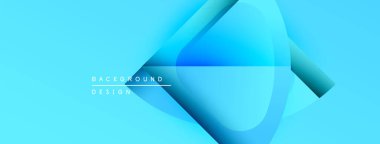 Soyut mavi tasarım akışkan şekiller, gradyanlar içerir. Metin elemanları ve dinamik bileşimi olan modern arkaplan.