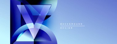 Soyut mavi tasarım geometrik şekiller ve üst üste binen katmanlar içerir. Modern estetik, arka planlar ve sunumlar için uygun. Temiz, enerjik..