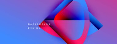 Soyut sıvı şekiller, canlı renklerin karışımı. Gradyan arka plan dinamik görsel efekt yaratır. Projeler için modern tasarım ögesi.