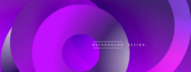 Soyut mor katmanlar dinamik görsel akış yaratır. Modern tasarım elementleri derinlik, hareket ve entelektüellik öneriyor. Mevcut en küçük metin.