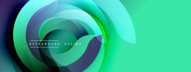 Soyut sıvı şekiller, canlı renklerin karışımı. Modern tasarım, dinamik bileşim, deniz mavisi egemen. Arkaplanda hareket ve enerji var..